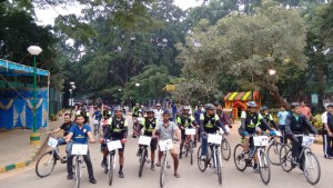 Men's Day cycle rally Bangalore karnataka