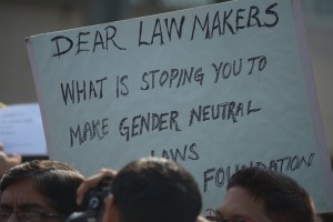 Dear Law makers what is stopping you from making gender neutral laws.