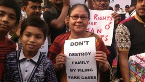 A mother says Dont destroy family by filing fake cases