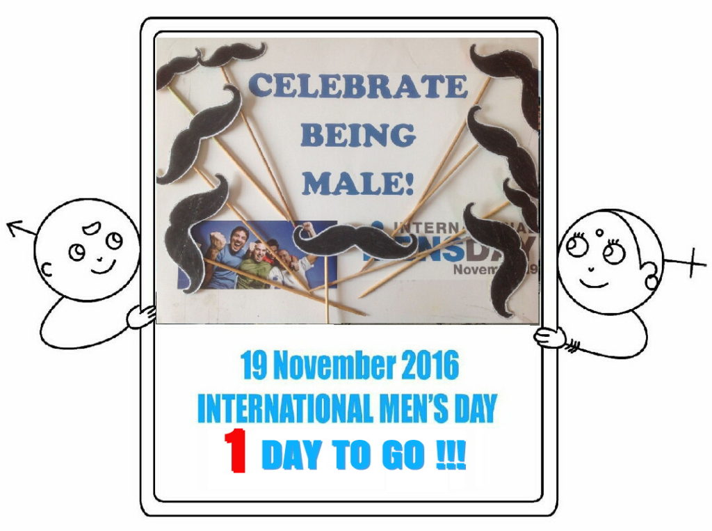 Men's Day 1 Day to go