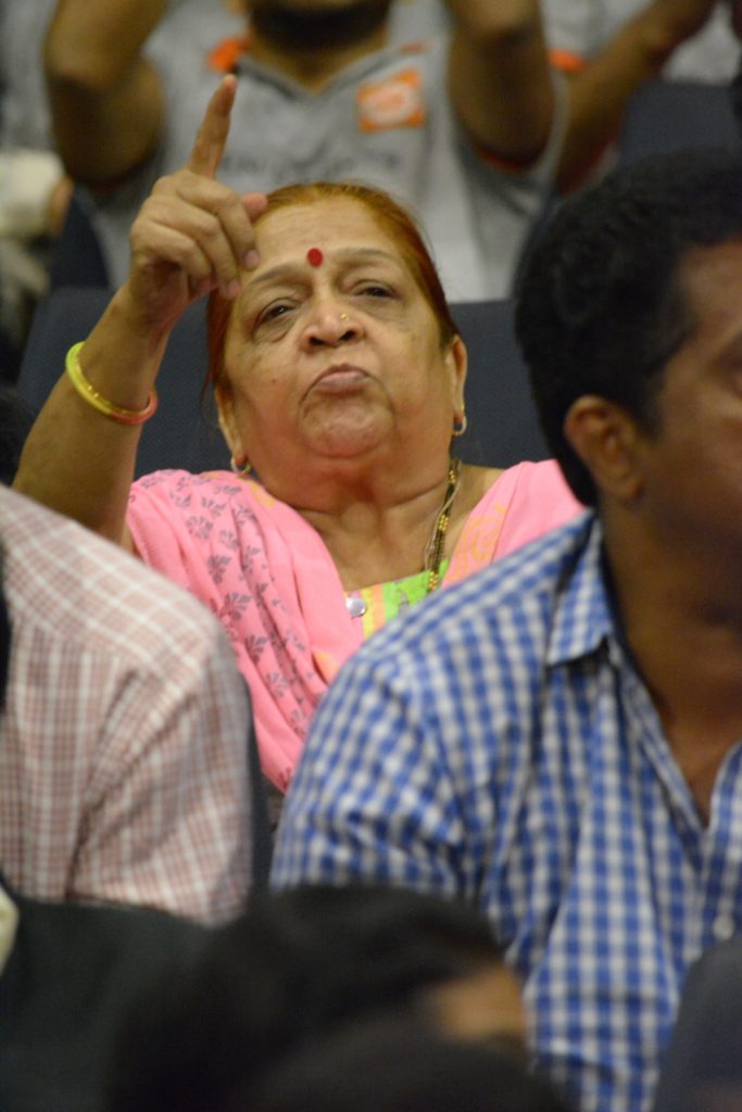 A mother in the audience pledged her support to forming a Men's Commission in India