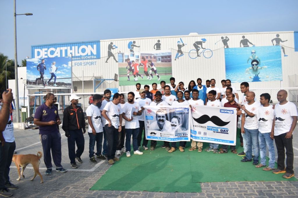 Decathalon supporting Men's Day 2017 in Hyderabad