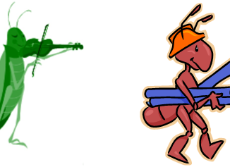 21st century Ant and Grasshopper