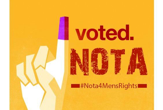 NOTA for men's rights