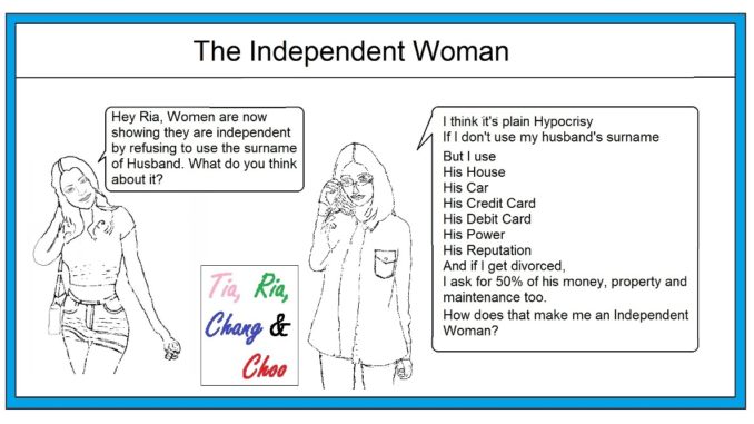 The independent woman
