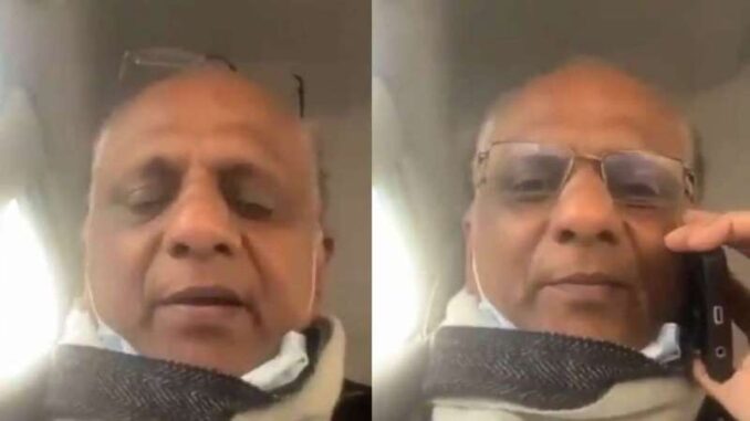 Screenshot of Dr KK Aggarwal viral video